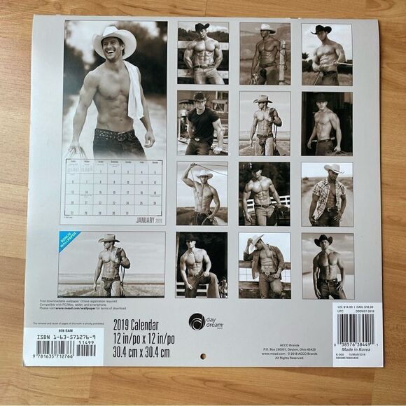 Two Western Cowboy Calendars Studs N Spurs 2018 2019 - Picture 4 of 8